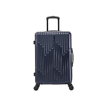 InUSA Drip Polycarbonate/ABS Medium Suitcase, Blue (IUDRI00M-BLU)