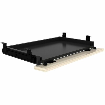Lorell Essentials 4"H x 26"W Universal Center Drawer, Modern Elm (LLR66310)