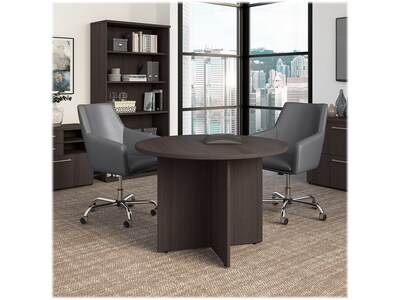 Bush Business Furniture 42 Round Conference Table, Storm Gray (99TB42RSG)