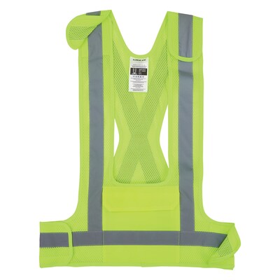 Ergodyne GloWear 8142BA High Visibility Safety Vest, ANSI Class O1, Lime, L/XL (27021)