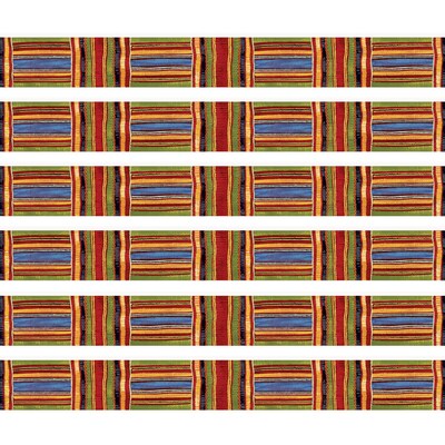 TREND Kente Cloth Bolder Borders, 35.75 Per Pack, 6 Packs (T-85092-6)