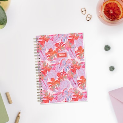 2027 Blue Sky 5" x 8" Weekly & Monthly Planner, Pink (164279)