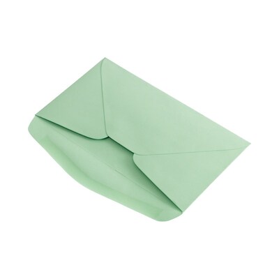 JAM Paper #6 3/4 Invitation Envelope, 3 5/8" x 6 1/2", Light Green, 1000/Carton (457611417)