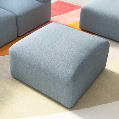 Bush Business Furniture Assemble Modular Lounge Ottoman, Mist Fabric (ASM230MSF-03)