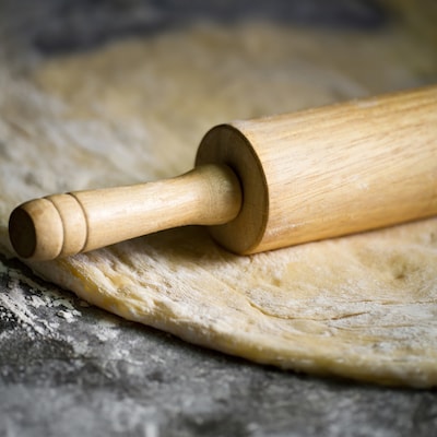 Better Houseware Wooden Rolling Pin with Nylon Bearings, Small (613)