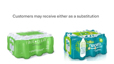 Tru Clear Spring Water, 16.9 fl oz Bottles, 24-Pack, Perfect for Lunches, Travel, Sports