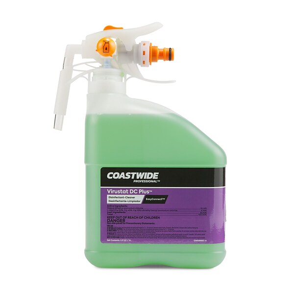 Coastwide Professional™ Virustat DC Plus  Disinfectant Cleaner Concentrate for EasyConnect, 3L, 2/Pack