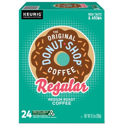 The Original Donut Shop Coffee Keurig® K-Cup® Pods, Medium Roast, 96/Carton (60052-101)