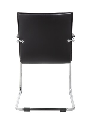 Boss Office Products Vinyl Side Chair, Black, 2/Pack (B9536-BK-2)