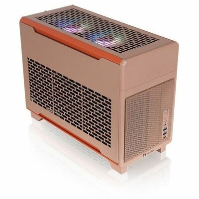 Thermaltake TR100 Mini ITX Mini-Tower Computer Case, Gravel Sand (CA-11A-00SGNN-00)