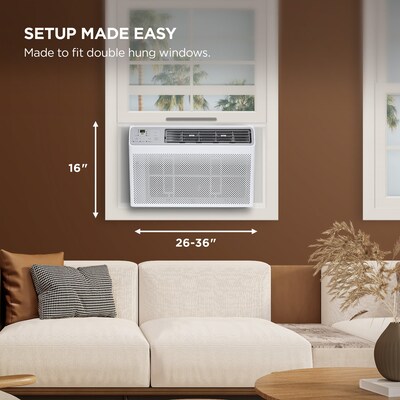 TCL 115-Volt 14000 BTU Window Air Conditioner with Remote, WiFi Enabled, White (H14W35W)