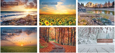 Custom Coronado Moments Inspir Wall Calendar Spiral
