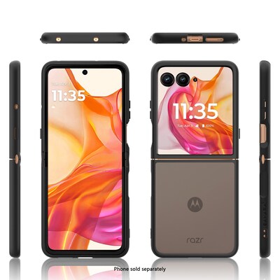 SaharaCase Venture Series Phone Case for Motorola Razr Ultra, Shock Absorbing, Scorpion Black (CP00850)