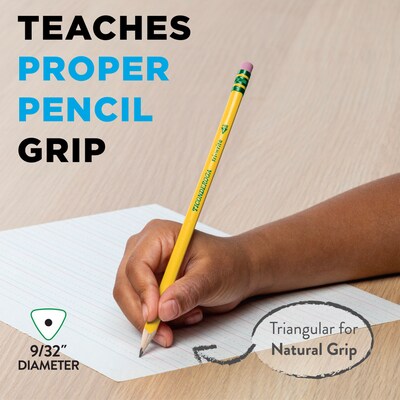 Ticonderoga Wooden Pencil, 0.7mm, #2 Soft Lead, 8/Pack (13852)