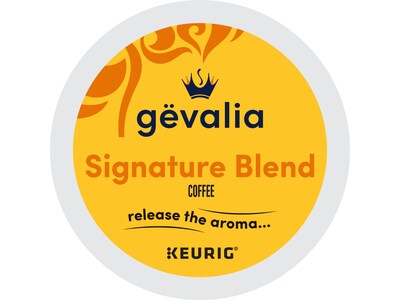 Gevalia Signature Blend Coffee Keurig K-Cup Pod, Light Roast, 96/Box (5305CT)