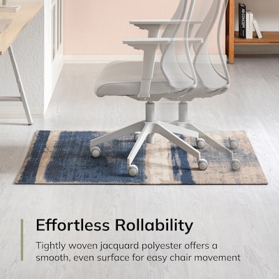 Anji Mountain Rug'd Carpet & Hard Floor Chair Mat, 36" x 48", Marina Morning (AMB9046)