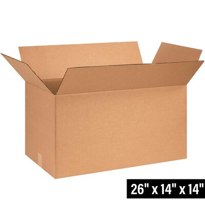 26 x 14 x 14 Shipping Boxes, 10/Bundle (261414)