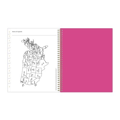 2025-2026 Blue Sky Sincerely Jules Helenora 8.5" x 11" Academic Year Weekly & Monthly Planner, Plastic Cover, Multicolored