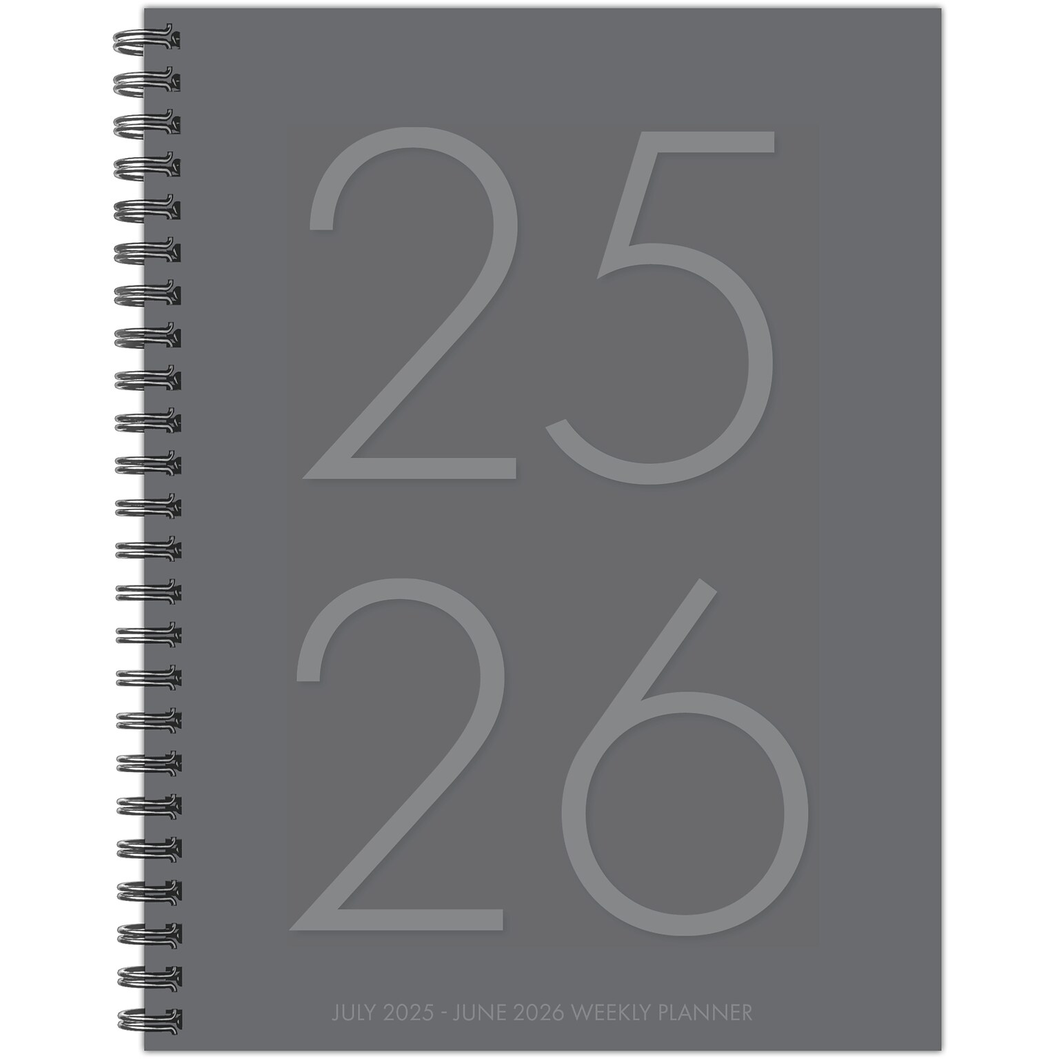 2025-2026 Willow Creek 6.5 x 8.5 Academic Year Weekly & Monthly Planner, Classic Gray (56776)