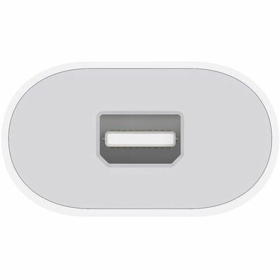 Apple USB-C to Thunderbolt 2 Data Adapter, Male to Female, White (MYH93AM/A)