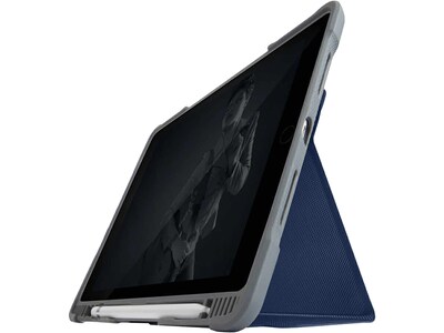 STM Dux Plus Duo TPU 10.2" Protective Case for iPad 7th/8th/9th Generation, Midnight Blue (STM-222-236JU-03)