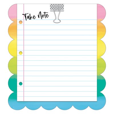 Happily Ever Elementary Creatively Inspired Take Note Notepad, 5.75 x 6.25, Multicolored, 50 Sheets/Pad, 6 Pads/Bundle