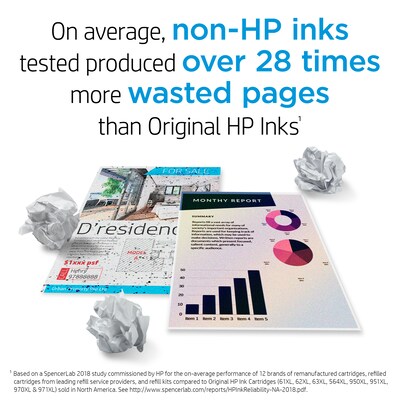 HP 67XL Black High Yield Ink Cartridge (3YM57AN#140), print up to 240 pages