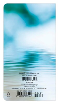 2026-2027 BrownTrout Inspiration 3.5 x 6.5 Monthly Planner (9798330703906)