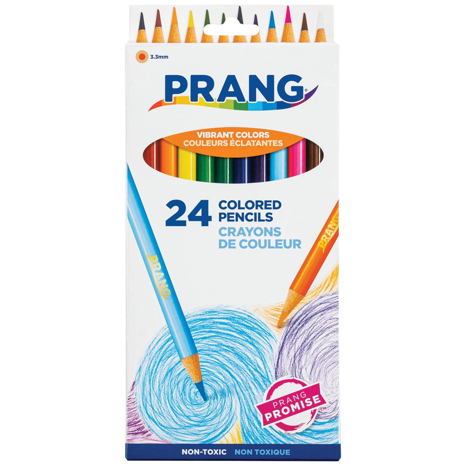 Prang Colored Pencils, Assorted Colors, 24/Box (X22240X)