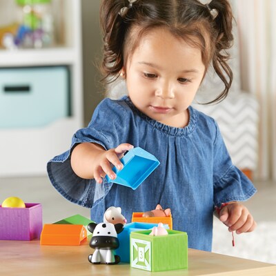 Learning Resources Peekaboo Learning Farm Set, Assorted Colors (LER6805)