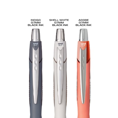 uni-ball Jetstream RT Retractable Ballpoint Pen, Fine Point, 0.7mm, Black Ink, 3 Pack (70917)