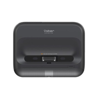 Yaber K300s 1080p Ultra-Short-Throw Smart Home Theater Laser Projector, Black