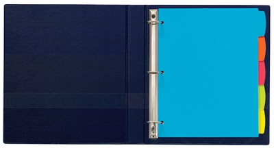 Avery Big Tab Write & Erase Plastic Dividers, 5 Tabs, Bright Multicolor (16129)
