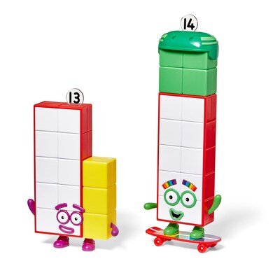 hand2mind Numberblocks Friends Thirteen and Fourteen Figure Pack (96925)