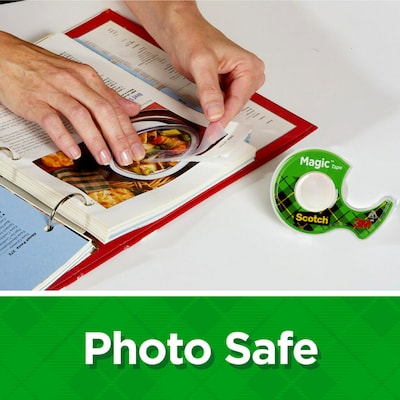 Scotch® Magic™ Invisible Tape, 1/2" x 36 yds., 3 Rolls (810H3)