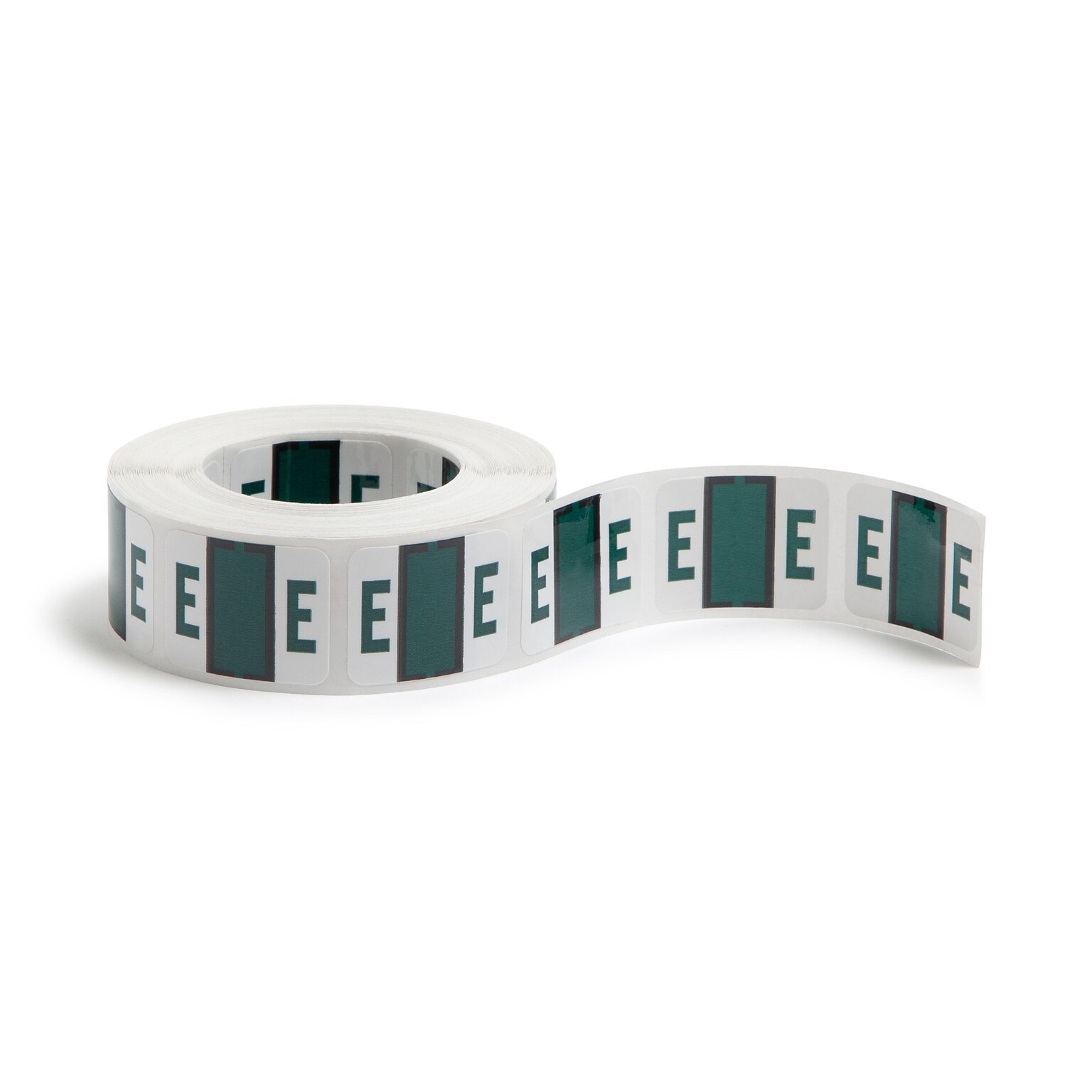 Smead BCCR Color Coded Alphabetic Labels,  1 x 1.25, Dark Green, 500/Roll (67075)