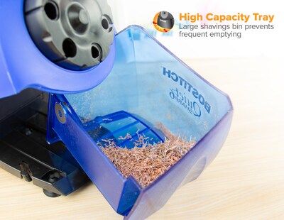 Bostitch QuietSharp 6 Classroom Electric Pencil Sharpener, Blue (EPS10HC)
