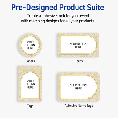 Avery Rectangle Laser/Inkjet Multipurpose Labels, 2" x 3", White, 80/Pack (19479371060)