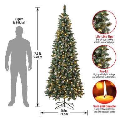 National Tree Company Oakley Hills Artificial Christmas Trees (OAK8-304L-75)