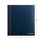 2024-2025 Staples 7" x 9" Academic Weekly & Monthly Appointment Book, Plastic Cover, Navy (ST60360-23)
