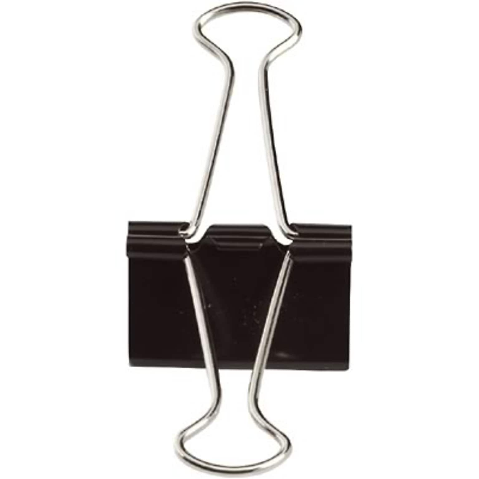 Quill Brand® Small Binder Clips, 3/8 Capacity, 12/Box (720200-QCC)