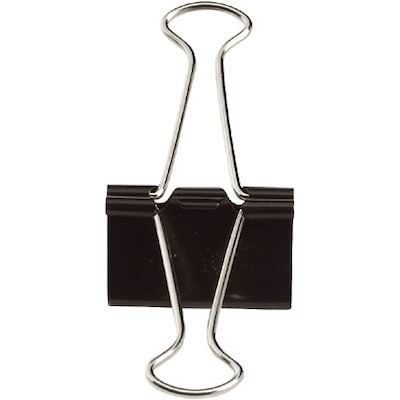 Quill Brand Medium Binder Clips, 5/8 Capacity, 12/Box (720500-QCC)