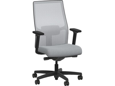 HON Ignition 2.0 Fabric/Mesh Swivel Task Chair, Cloud/Black (HIWMMKD.Y2.A.H.IF.HAML18.BL.SB.T)