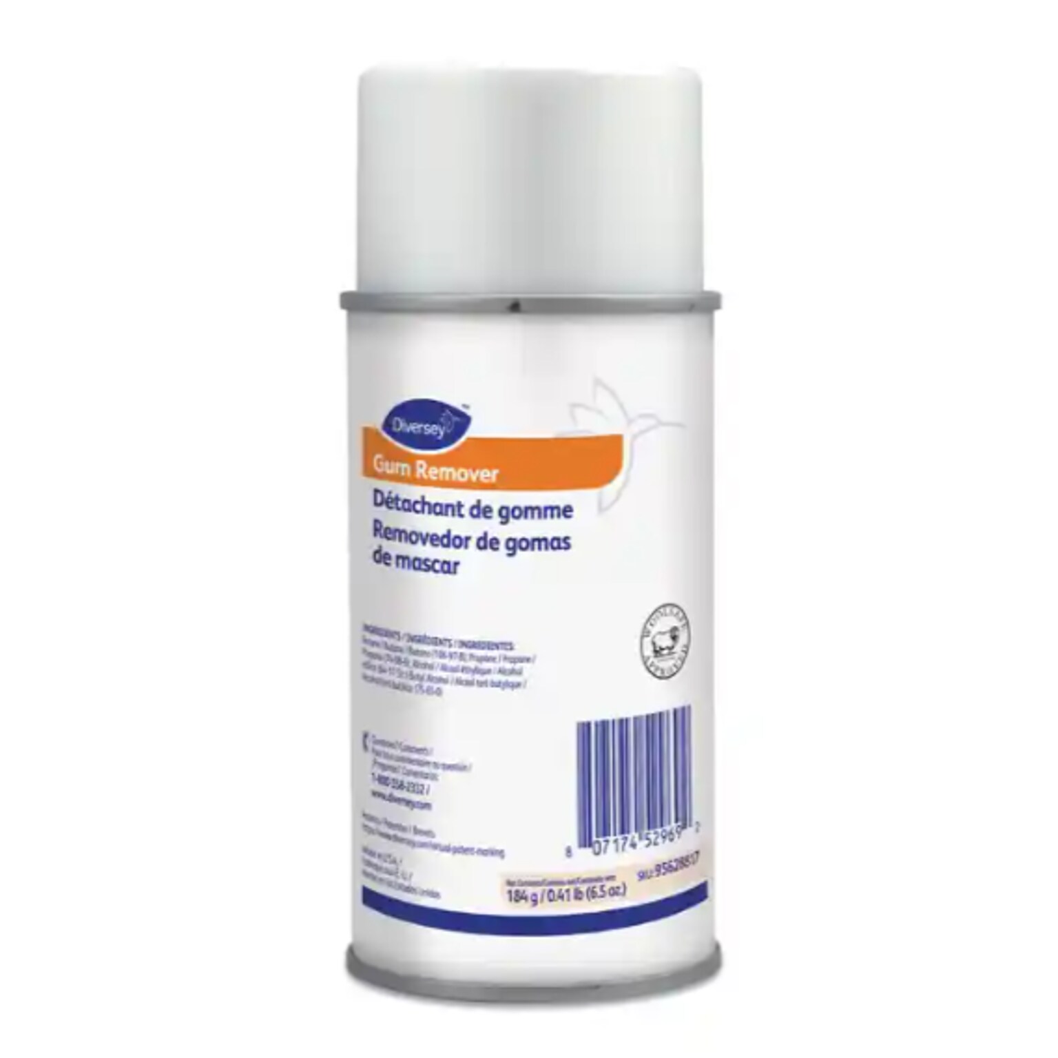 Diversey Gum Remover Spray, 6.5 oz., 12/Carton (DVO95628817CT)