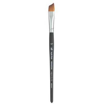 Princeton Aqua Elite Watercolor Synthetic Angle Shader Brush, 2/Pack (PBXP4850AS050-2)