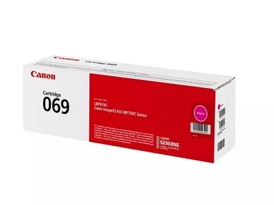 Canon 069 Magenta Standard Yield Toner Cartridge, Print Up to 1,900 Pages (5092C001)