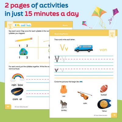 Summer Bridge Activities Paperback Grades PK-K Activity Book (705514)