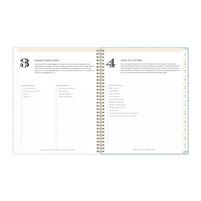 2026 Blue Sky Day Designer Secret Garden 8.5" x 11"  Weekly & Monthly Planner, Plastic Cover, Multicolored (140101-26)