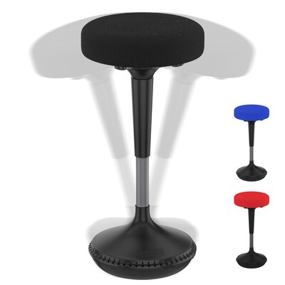 Uncaged Ergonomics Armless Wobble Active Office Stool, Black (WSB)