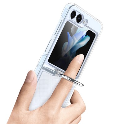 SaharaCase Venture Phone Case for Samsung Galaxy Z Flip6, Shock Absorbing, Clear (CP00583)